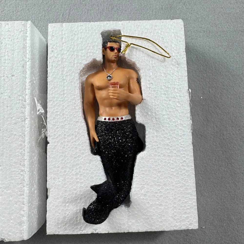 December Diamonds 2014 Yin and Yang Merman Retired Ornament 55-90843 w/Box